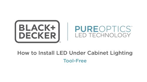 PureOptics LED by BLACK DECKER LED 12 Under Cabinet Linkable